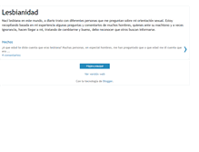 Tablet Screenshot of lesbianidad.blogspot.com