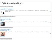 Tablet Screenshot of fightforaboriginalrights.blogspot.com