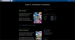 Desktop Screenshot of ezpokemon.blogspot.com