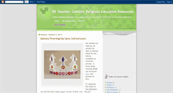 Desktop Screenshot of catholicre.blogspot.com