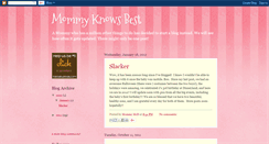 Desktop Screenshot of mommymcdknowsbest.blogspot.com