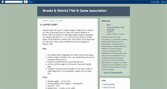 Desktop Screenshot of brooksfishandgame.blogspot.com