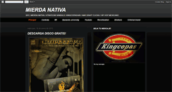 Desktop Screenshot of mierdanativa.blogspot.com