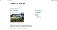 Desktop Screenshot of escribiendoalazurda.blogspot.com