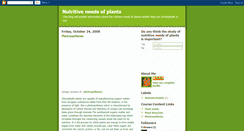 Desktop Screenshot of nutritiveneedsofplants.blogspot.com
