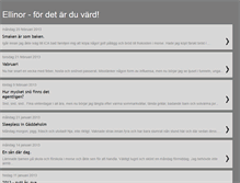 Tablet Screenshot of ellinor-dayafterday.blogspot.com