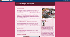 Desktop Screenshot of icelady-creatingismydelight.blogspot.com