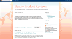 Desktop Screenshot of beauty-products-review.blogspot.com