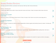 Tablet Screenshot of beauty-products-review.blogspot.com