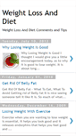 Mobile Screenshot of diet-weight-loss2.blogspot.com