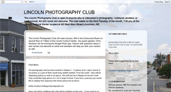 Desktop Screenshot of lincolnphotographyclub.blogspot.com