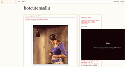 Desktop Screenshot of hotcutemallu.blogspot.com