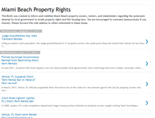 Tablet Screenshot of miamibeachpropertyrights.blogspot.com