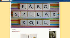 Desktop Screenshot of fargspelarroll.blogspot.com