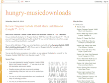 Tablet Screenshot of hungry-musicdownloads.blogspot.com