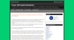 Desktop Screenshot of club-demat.blogspot.com
