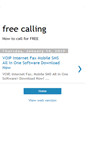Mobile Screenshot of free-calling-2020.blogspot.com