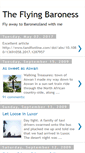 Mobile Screenshot of flyingbaroness.blogspot.com