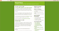 Desktop Screenshot of preachpeace.blogspot.com