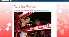 Desktop Screenshot of carolinekarlsen.blogspot.com