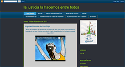 Desktop Screenshot of lajusticialahacemosentretodos.blogspot.com