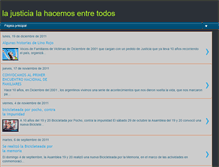 Tablet Screenshot of lajusticialahacemosentretodos.blogspot.com