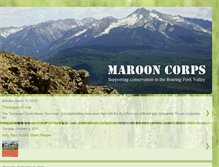 Tablet Screenshot of marooncorps.blogspot.com