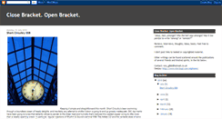 Desktop Screenshot of closebracket-openbracket.blogspot.com