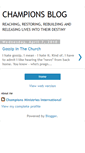 Mobile Screenshot of championsministries.blogspot.com