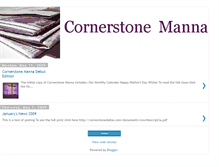 Tablet Screenshot of cornerstonedallasnews.blogspot.com