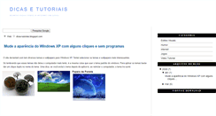 Desktop Screenshot of dicas-tutoriais.blogspot.com