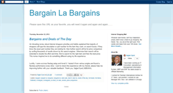 Desktop Screenshot of bargainlabargains.blogspot.com