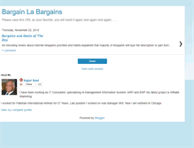 Tablet Screenshot of bargainlabargains.blogspot.com