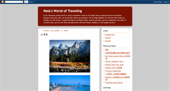 Desktop Screenshot of nelastraveling.blogspot.com