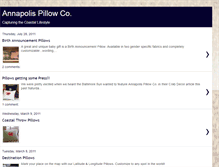 Tablet Screenshot of annapolispillowco.blogspot.com