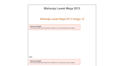 Desktop Screenshot of maharajalawakmega.blogspot.com