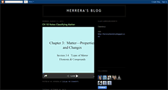 Desktop Screenshot of herrerascience.blogspot.com