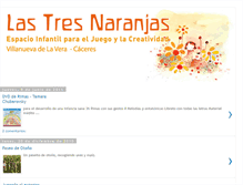 Tablet Screenshot of lastresnaranjas.blogspot.com