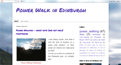 Desktop Screenshot of powerwalkinedinburgh.blogspot.com
