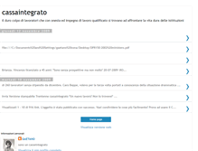 Tablet Screenshot of gaetano-cassaintegrato.blogspot.com
