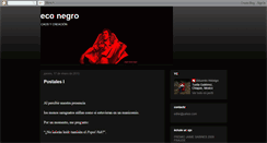 Desktop Screenshot of econegro.blogspot.com