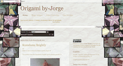 Desktop Screenshot of origamibyjorge.blogspot.com