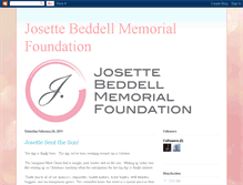 Tablet Screenshot of josettememorial.blogspot.com