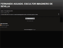 Tablet Screenshot of fernandoaguadoescultor.blogspot.com