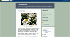 Desktop Screenshot of fraseslunares.blogspot.com