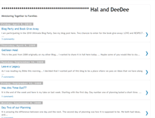 Tablet Screenshot of halanddeedee.blogspot.com