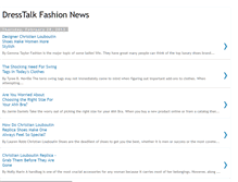 Tablet Screenshot of dresstalkfashionnews.blogspot.com