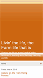 Mobile Screenshot of livinfarmlife.blogspot.com