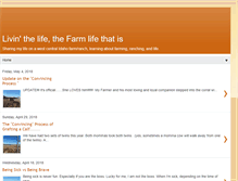 Tablet Screenshot of livinfarmlife.blogspot.com