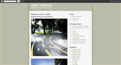 Desktop Screenshot of londonbucharest.blogspot.com